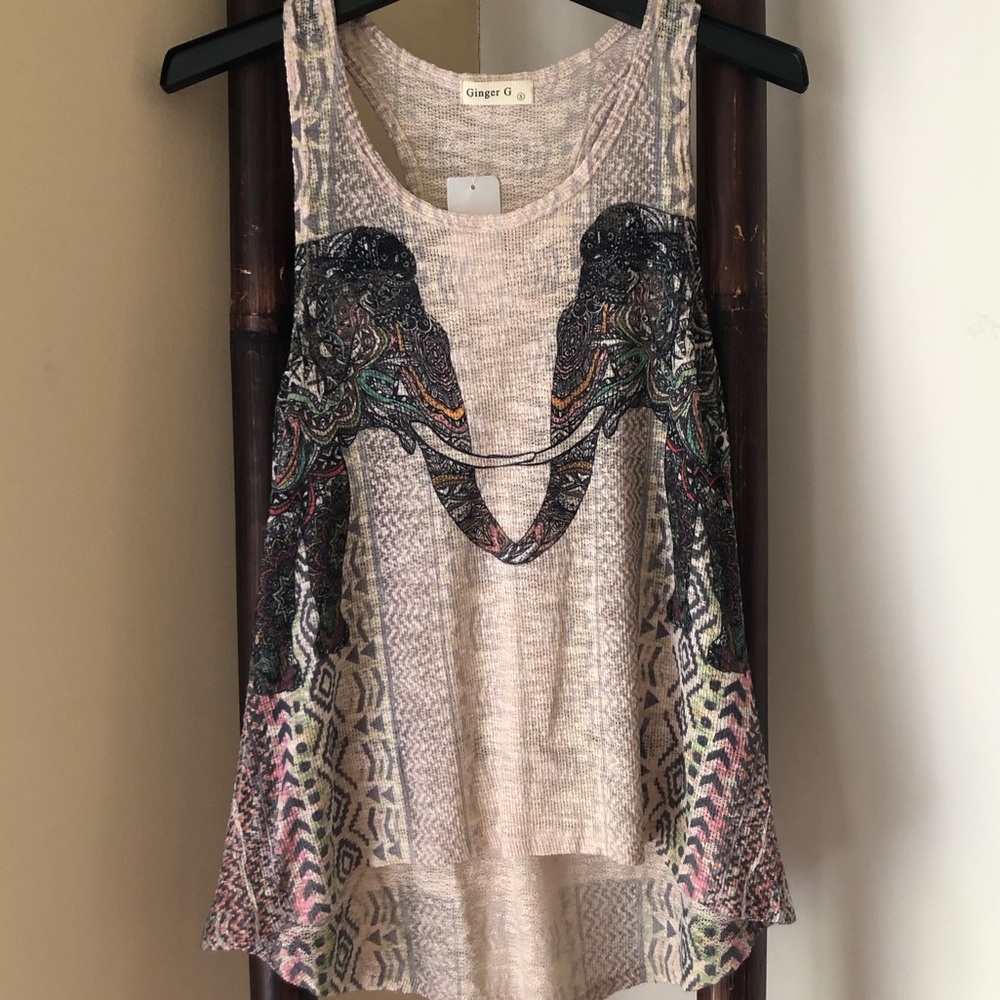 Ginger G. for Anthro Elephant tunic tank